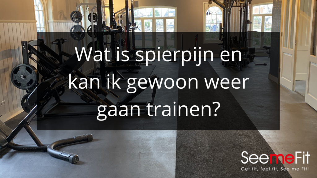Trainen met spierpijn